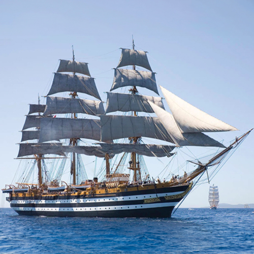 Sailing into History: Italian Training Ship Amerigo Vespucci Arrives in Puerto Vallarta