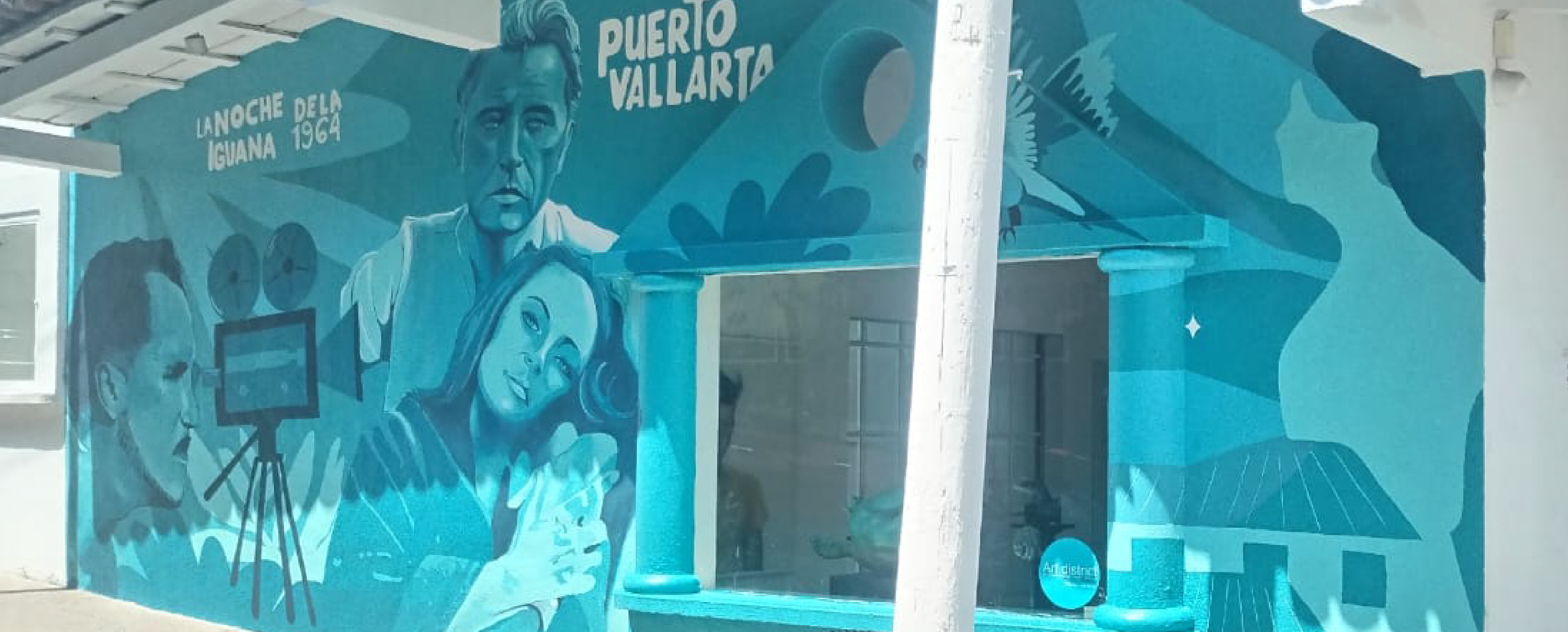 New Public Art in Puerto Vallarta Celebrates Cinema, Memory. . . and Doggies!