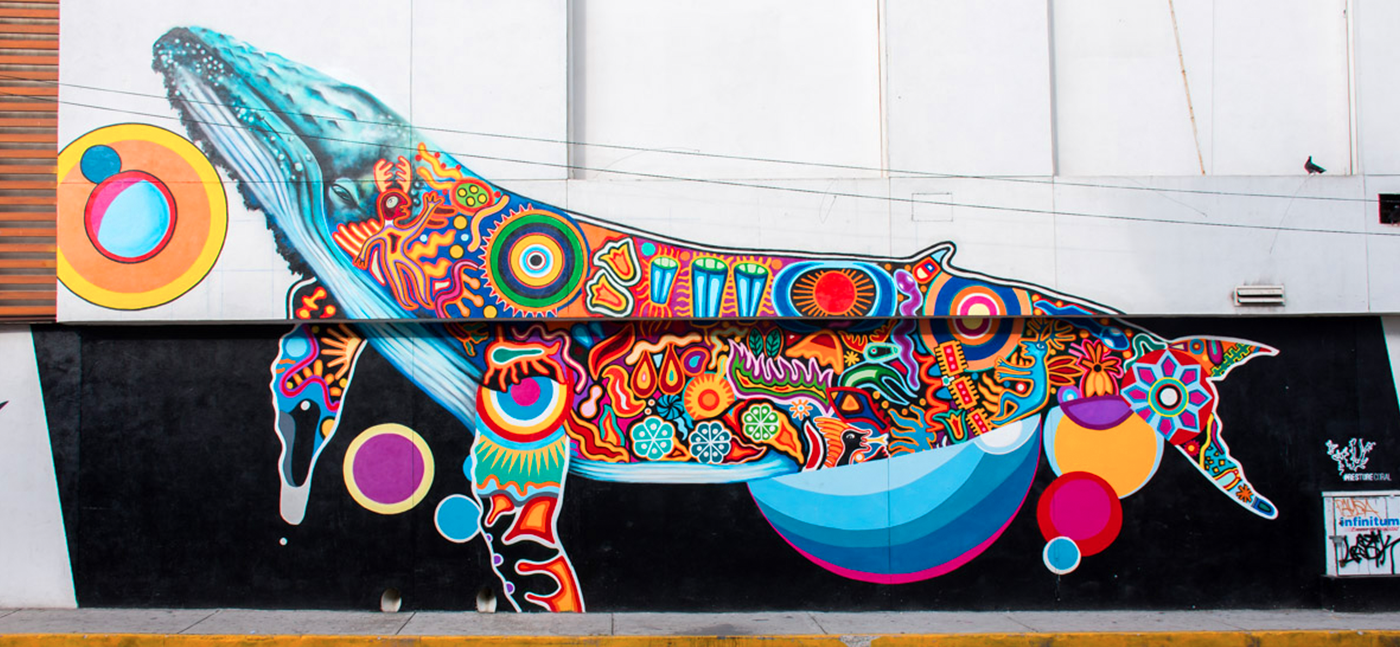 Restore Coral Mural Art in the streets of Puerto Vallarta