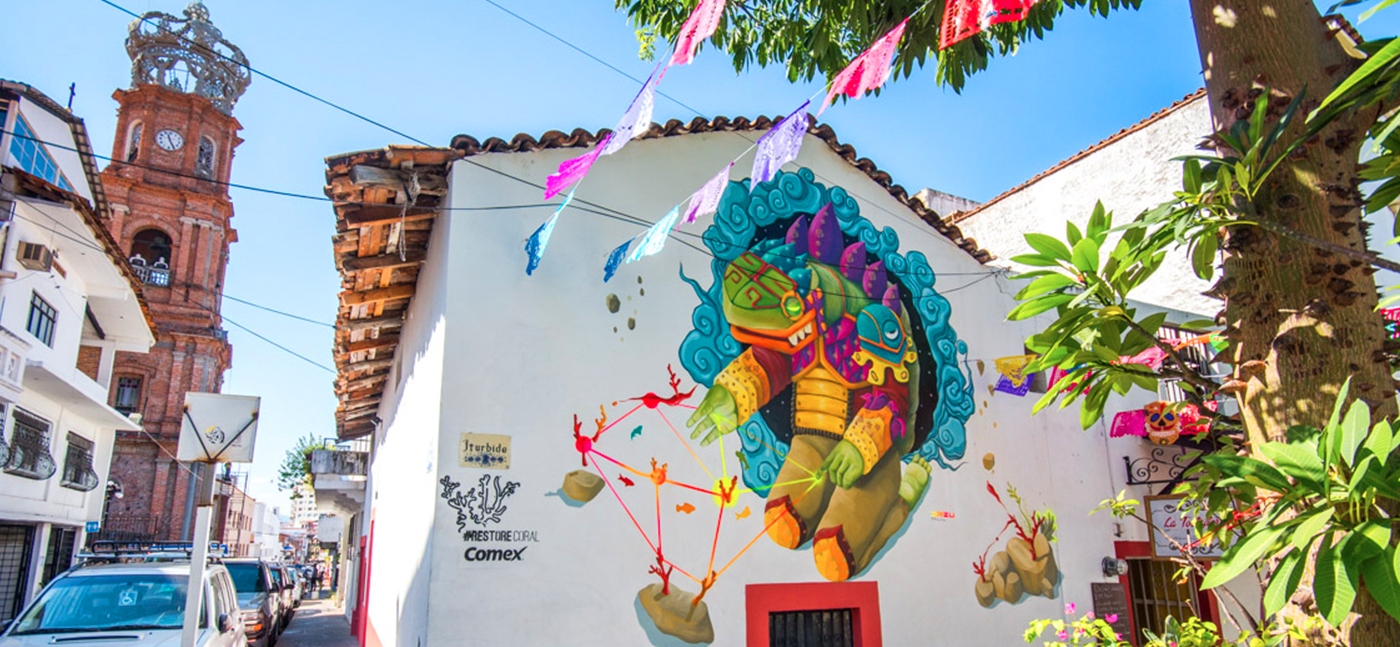 Restore Coral Mural Project: art in the streets of Puerto Vallarta
