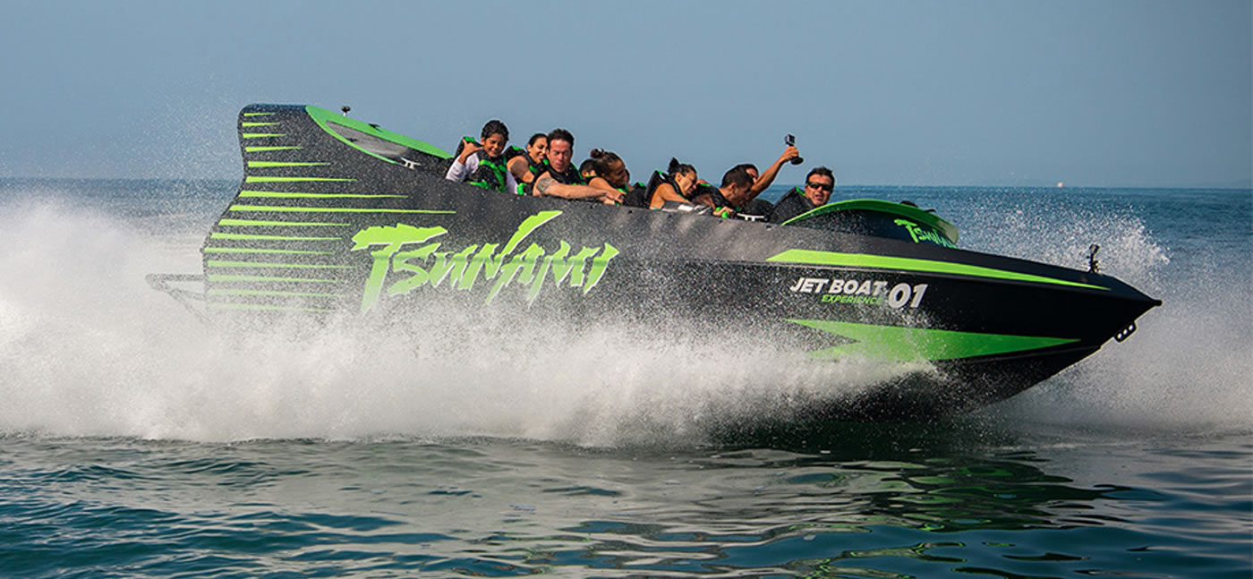 Tsunami Jet Boat arrives in Puerto Vallarta