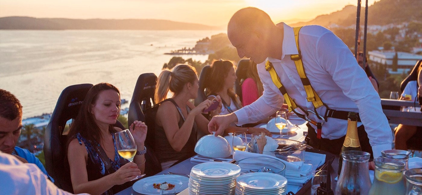Dinner in the Sky gastronomía de altura en Puerto Vallarta