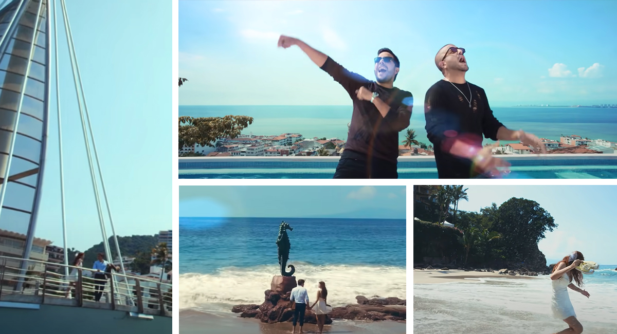 Cali y El Dandee graban video en Puerto Vallarta