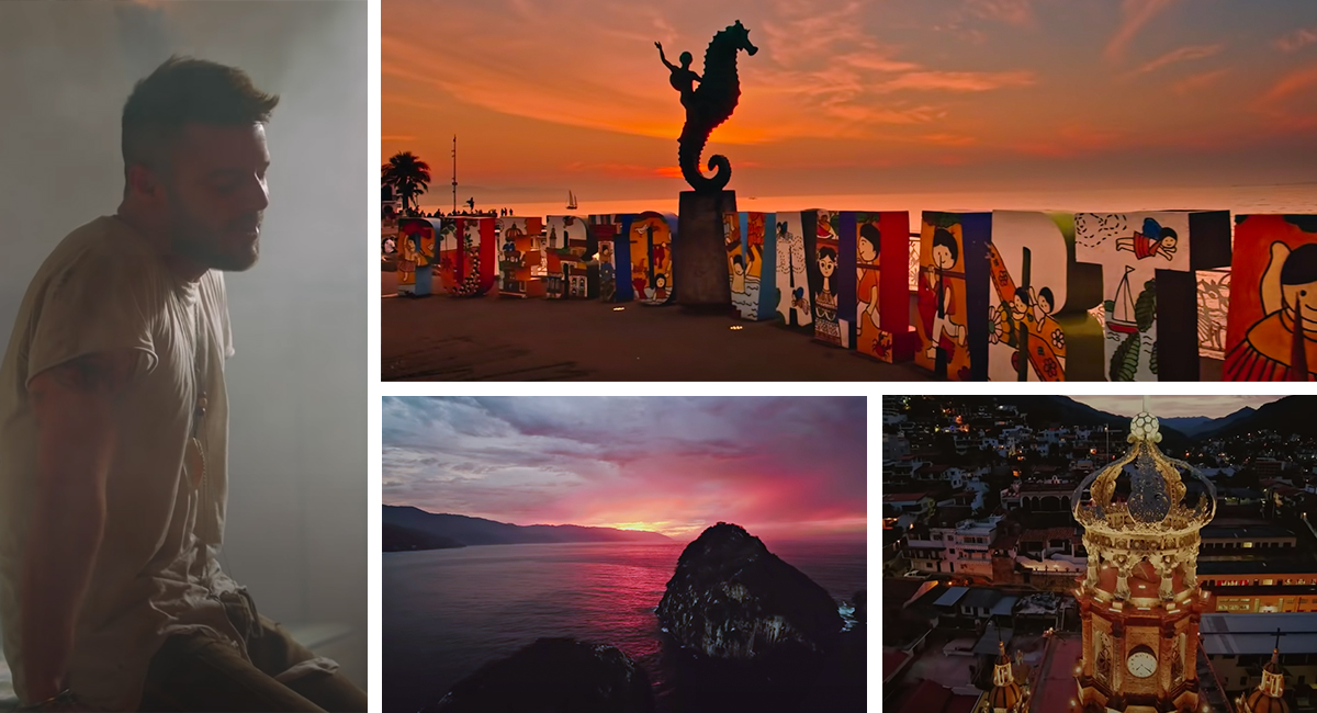 Ricky Martin uno de los artistas que graba video en Puerto Vallarta