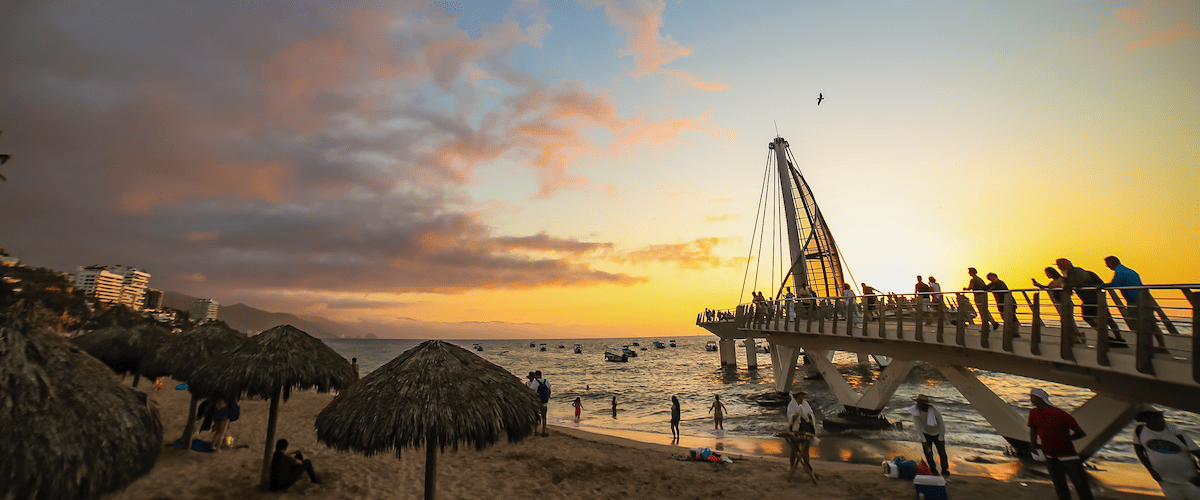 Puerto Vallarta coastal scenery and iconic attractions featured in international music videos